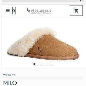 KOOLABURRA UGG WOMENS MILO SLIPPERS NIB 6